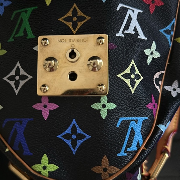 Louis Vuitton Murakami Black Multicolor Speedy 30 authenticity guarantee - Picture 9 of 14